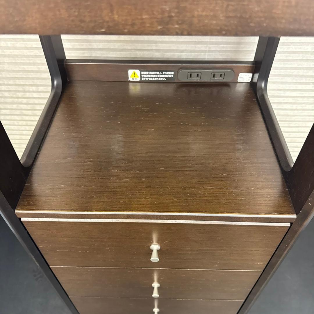 ☆☆カリモク家具　電話台　エントランスラック　日本製　小引出し