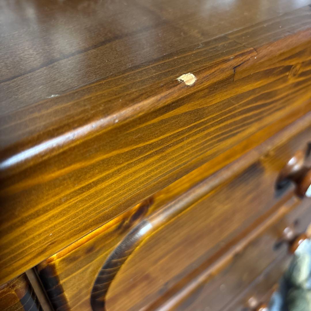 昭和レトロタンス　いちご柄