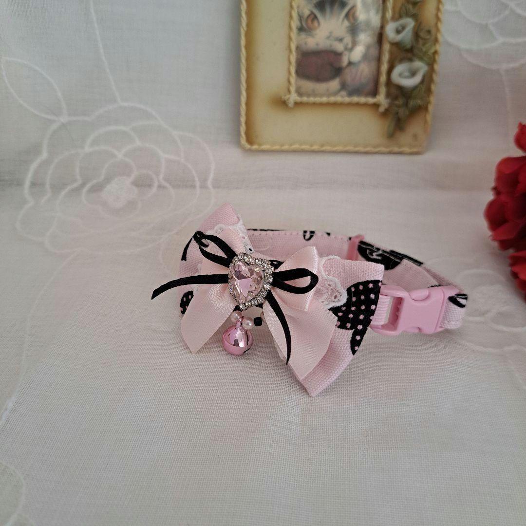 メルモママ、シングルリボン、バレンタインBOXわんちゃん猫ちゃん用首輪