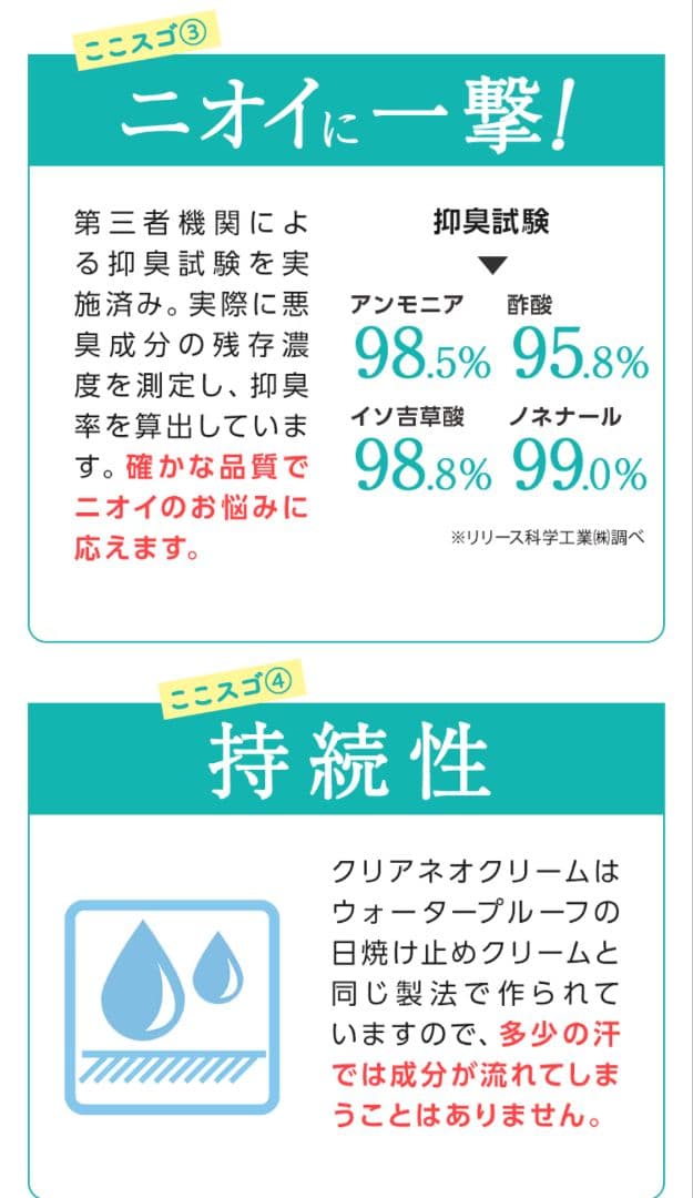 【複数割引あり】クリアネオ CLEANEO デオドラントクリーム 医薬部外品