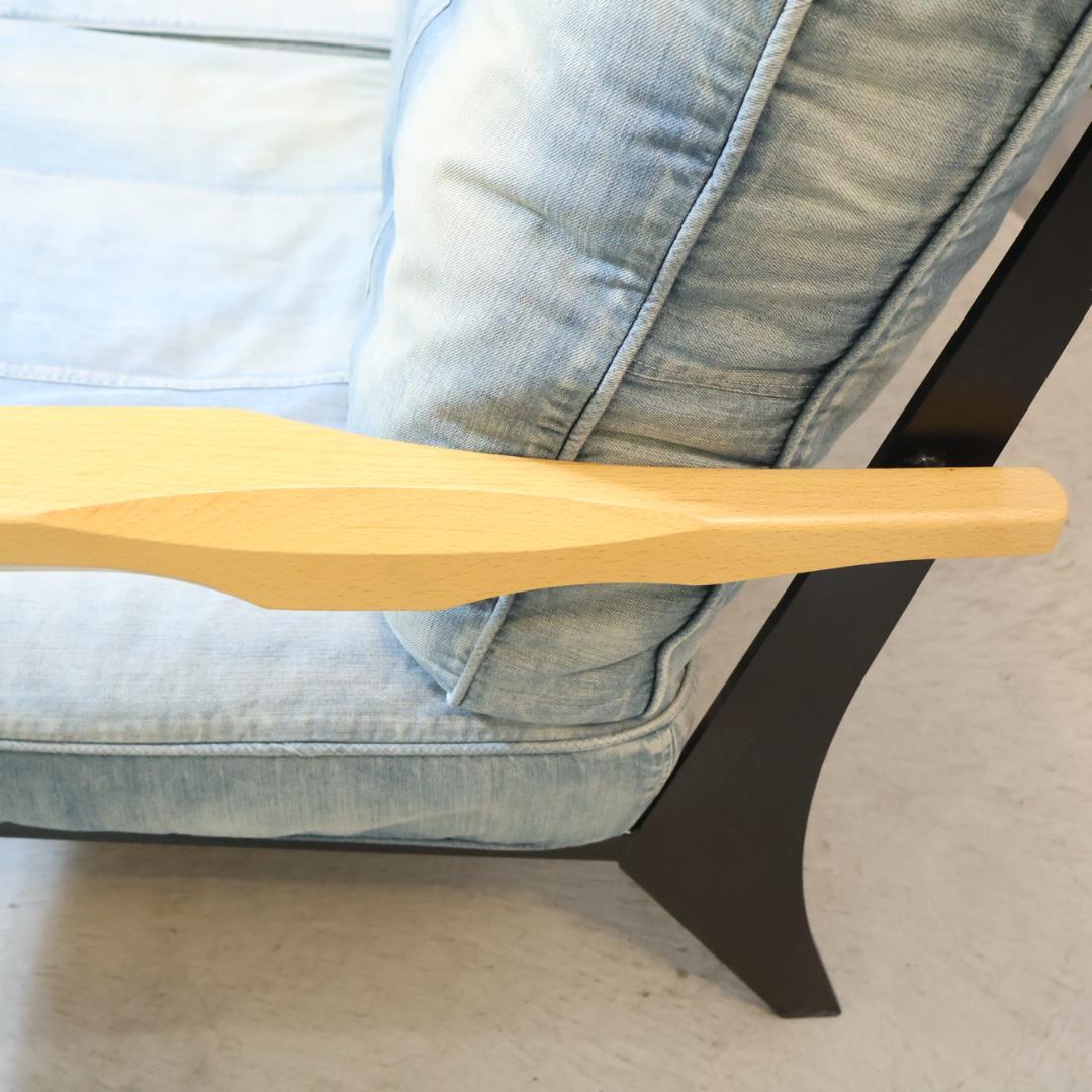 WTW ダブルティー TISMO デニム 2人掛けソファ ラブソファ 西海岸風