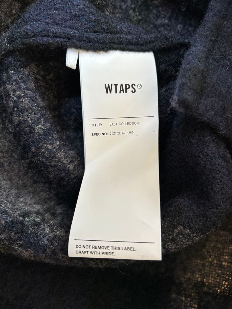 トップス wtaps TXT 02 LS WONY. TWEED. TEXTILE. L