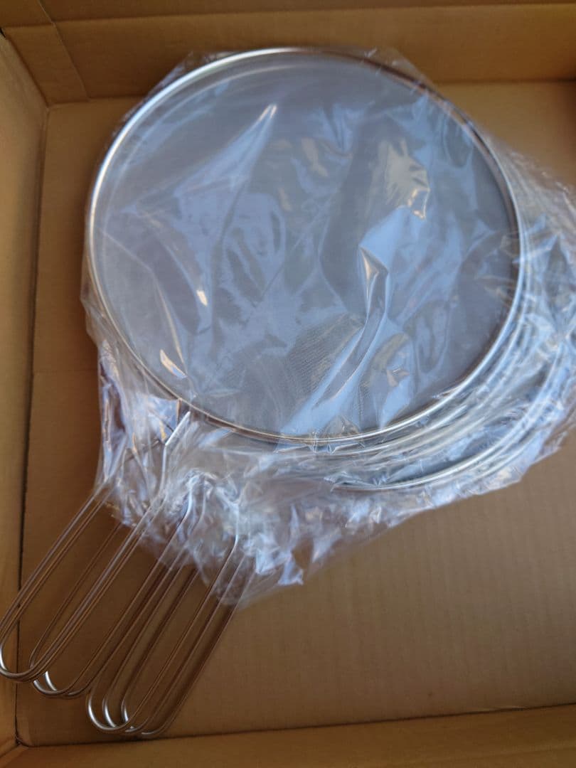 ミネックスメタル オイルスクリーン 直径29cm 18-8ステンレス ７個セット