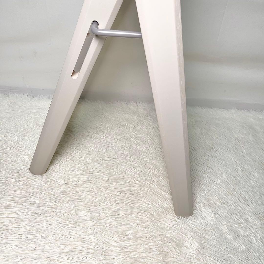 【美品】TITTO フォールディングハイスツール グレー 折りたたみ