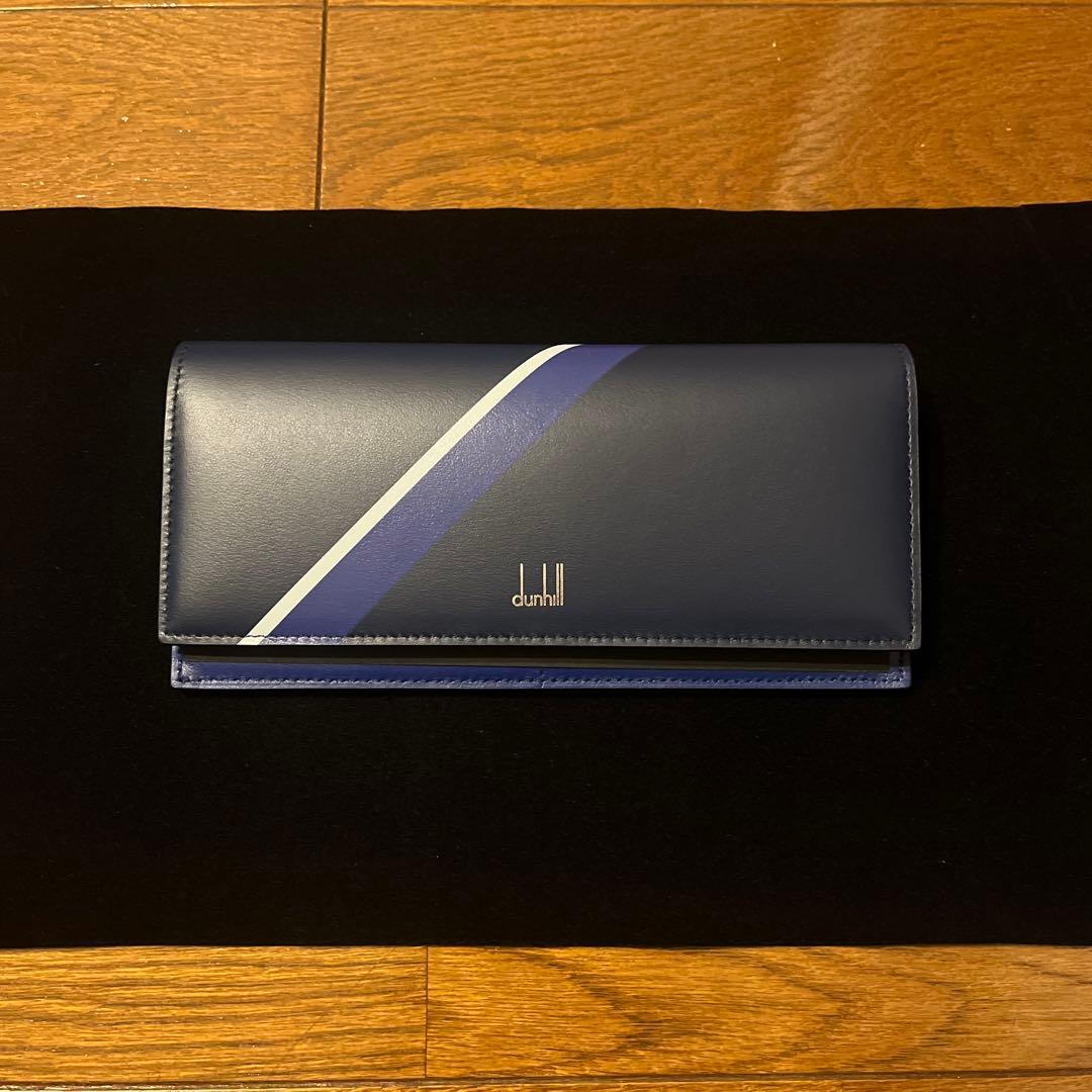 【新品】定価約6.5万円　dunhillダンヒル JFAコラボ　イタリア製長財布