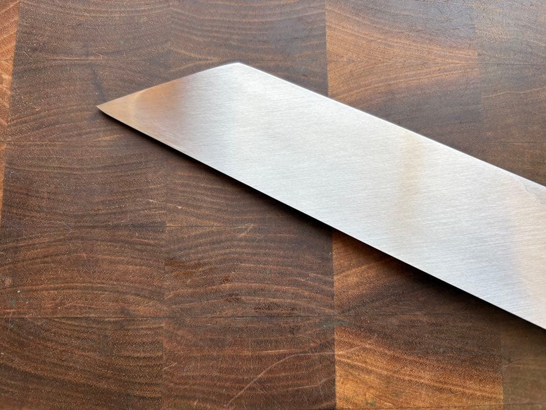 堺打刃物　切付　片刃　240mm 包丁　白鋼　和包丁　黒檀　八角朴　牛刀