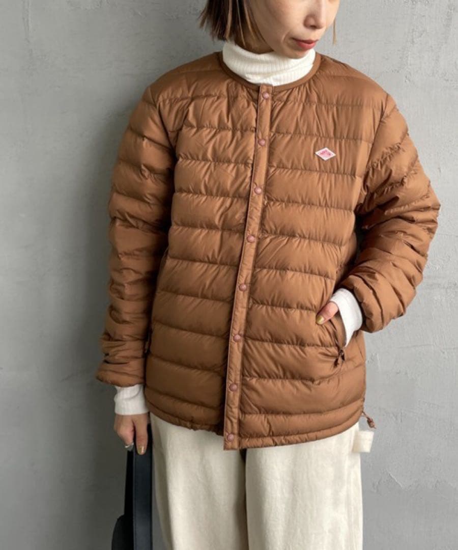 [DANTON/ダントン] インナーダウン クルーネックジャケット
