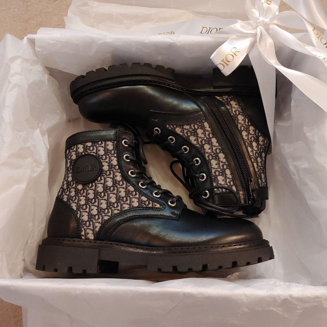 新品! 現行モデル21㎝ Dior Exploreショートブーツ【No.06】