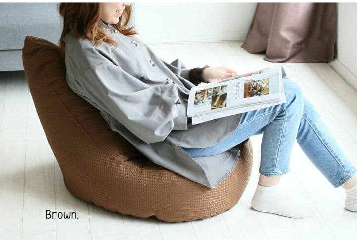 専用　BIG とんがりビーズクッション 1人用ソファ 座椅子 日本製 used