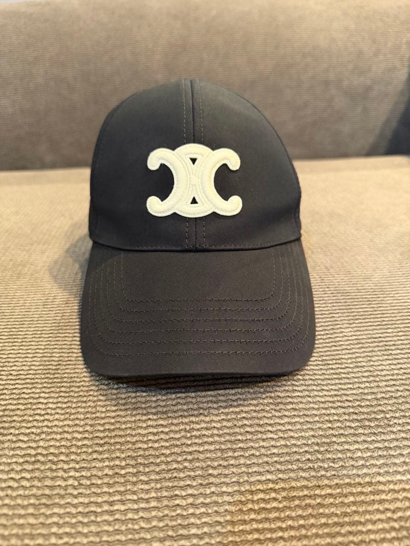 CELINE トリオンフ キャップ ブラック 正規品