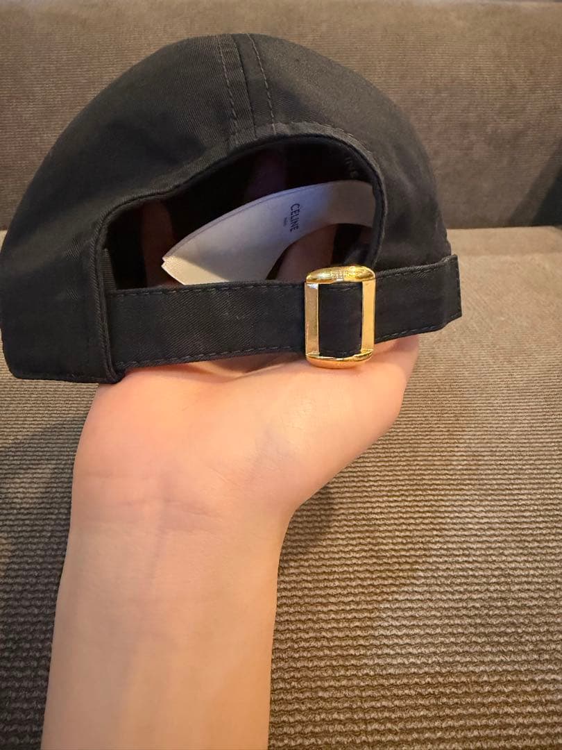 CELINE トリオンフ キャップ ブラック 正規品