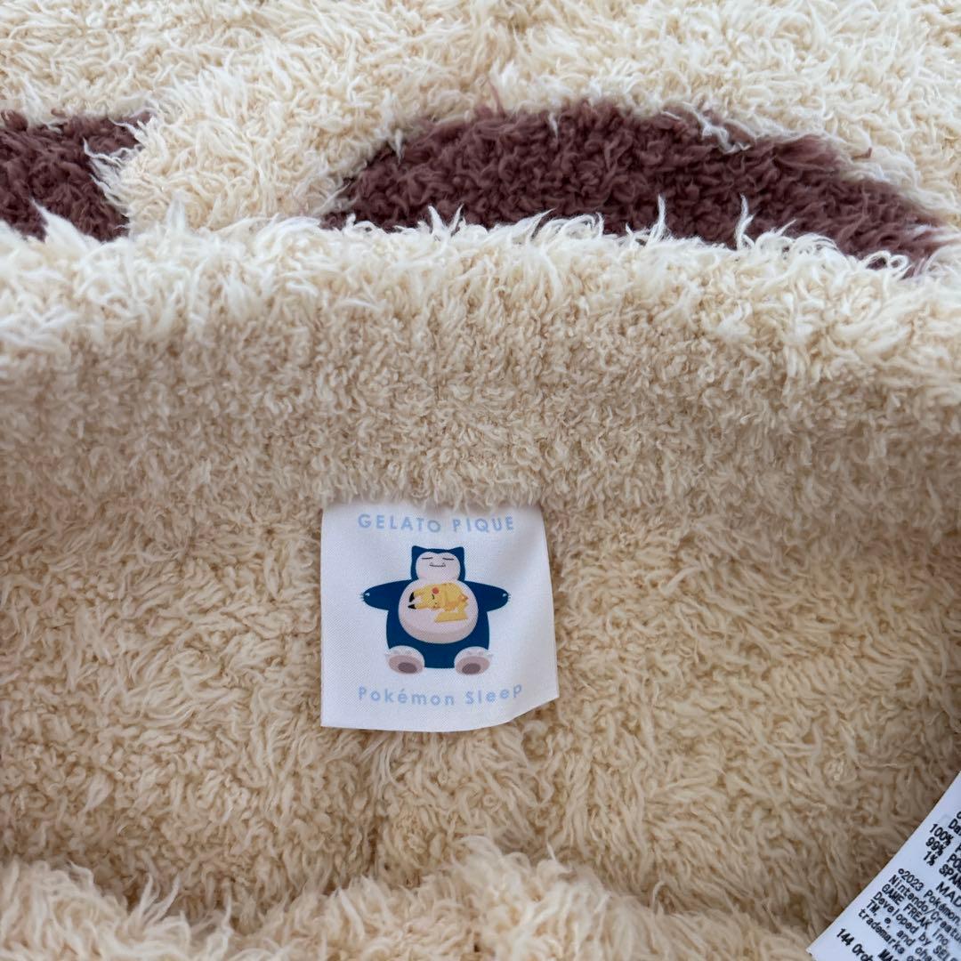 ジェラートピケ　ポケモンスリーブ　ピカチュウパーカ&ショートパンツセット