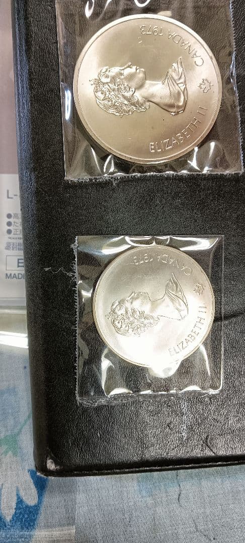 ☆☆モントリオール五輪＄１０ ／＄５銀貨２枚セット☆☆１９７６年