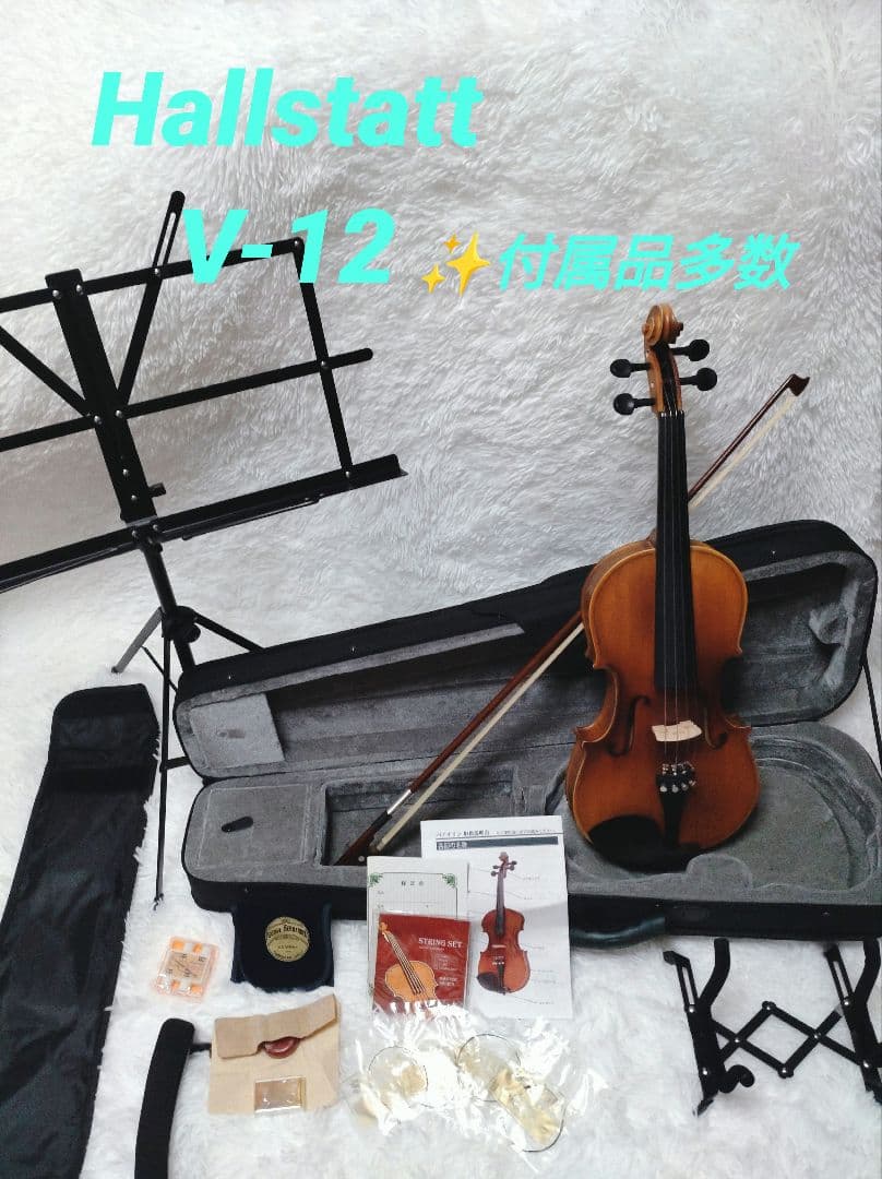 ✨️美品✨️Hallstatt V-12 4/4 バイオリン 付属多数 入門