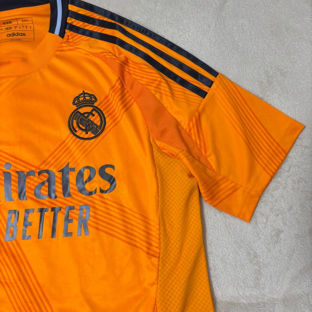 アディダス レアル・マドリード 24/25 アウェイ ユニフォーム オレンジ