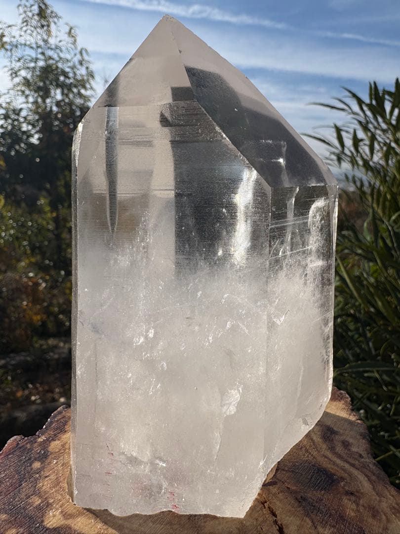 ❤️レア　1.1kg ヒマラヤ　透明感拔群　強いパワー　極みの逸品　柱　天然