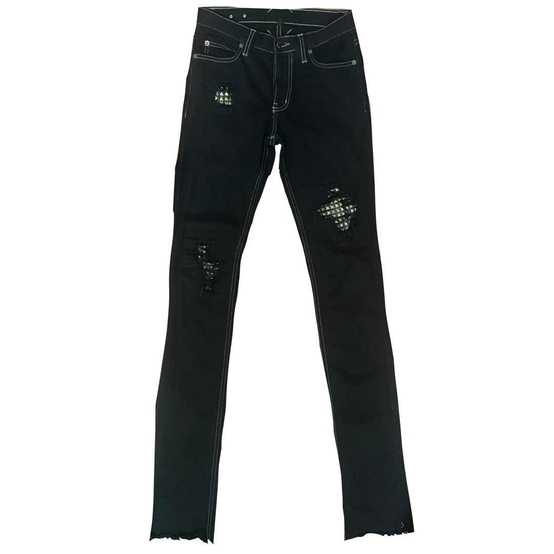 Bess Nyc Knee スタッズ ダメージ デニム