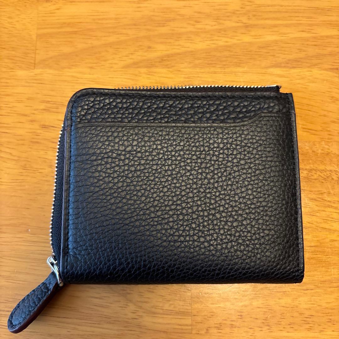 ガンゾ フレンチカーフLファスナー二つ折り財布　ケース