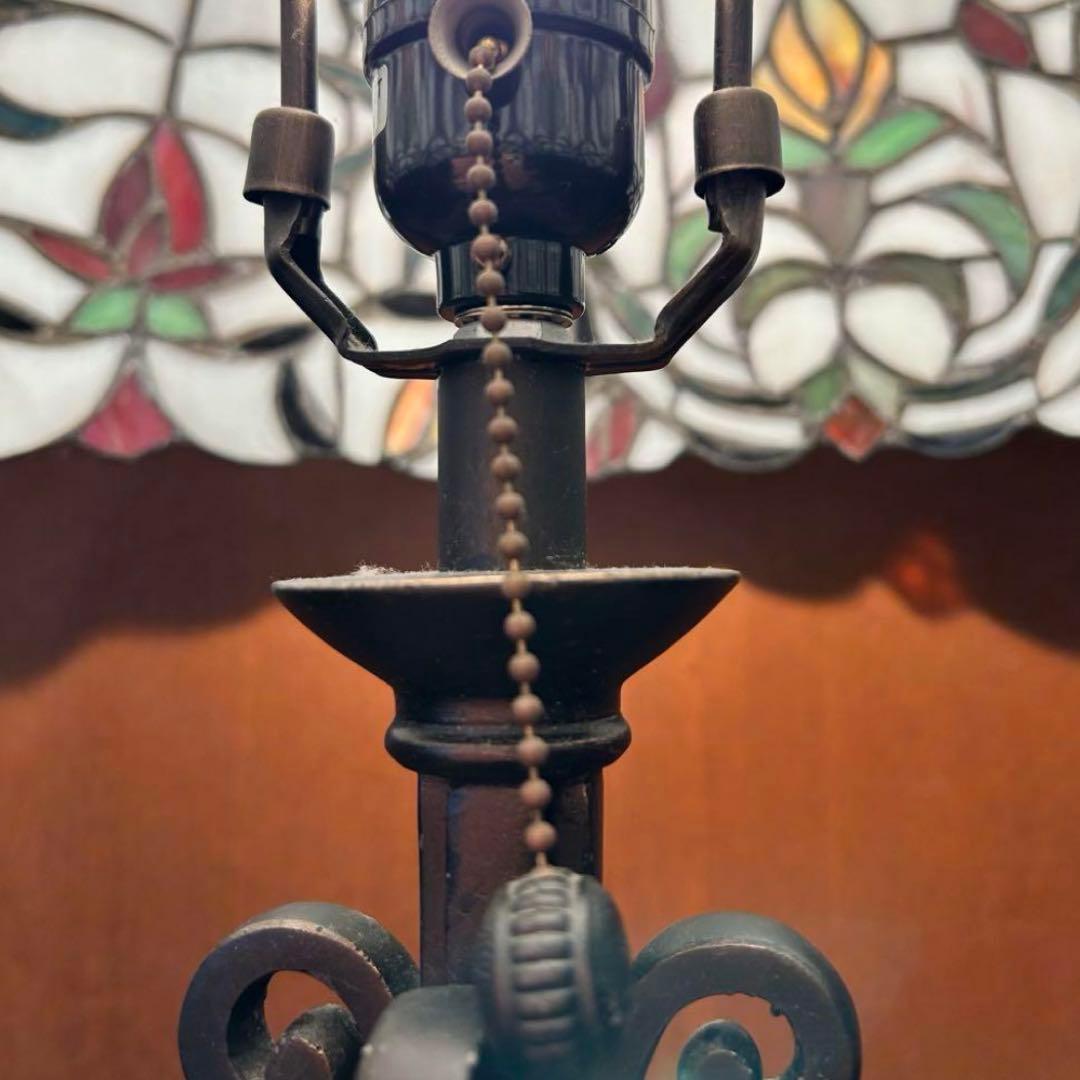 スタンドランプ★花柄アンティーク★室内装飾照明