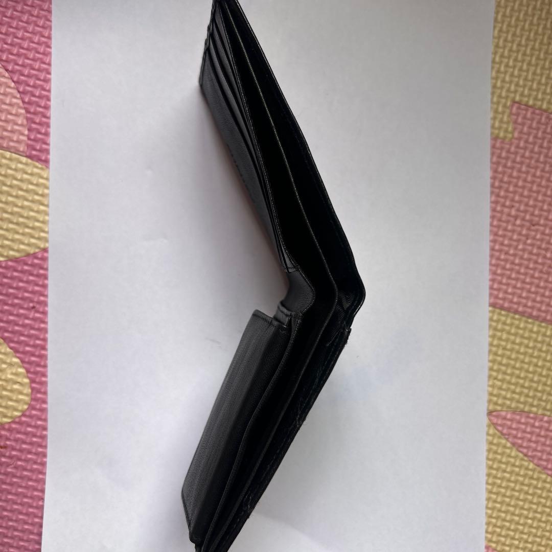 CHANEL ブラック 二つ折り財布
