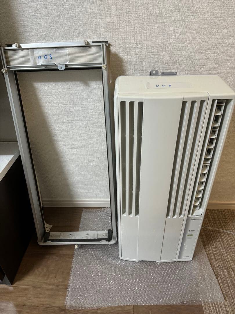 CORONAルームエアコン　ウインド型冷房専用　形式名CW-168G