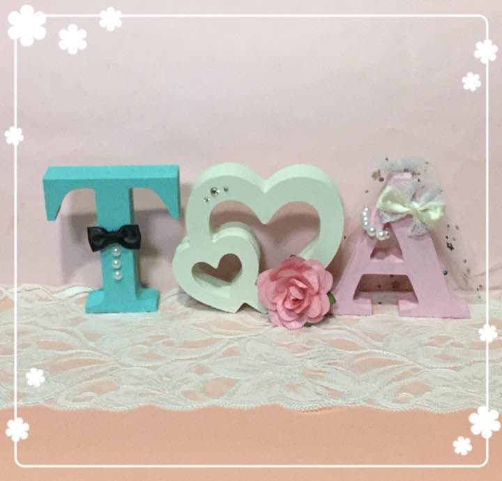 アリエル様確認用♡ウエディングバージョン・イニシャルオブジェ