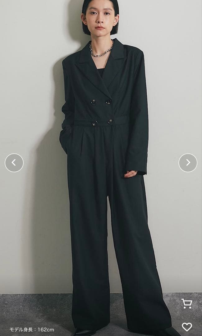 ANOTHER S オールインワンロング丈ワイドパンツドレス