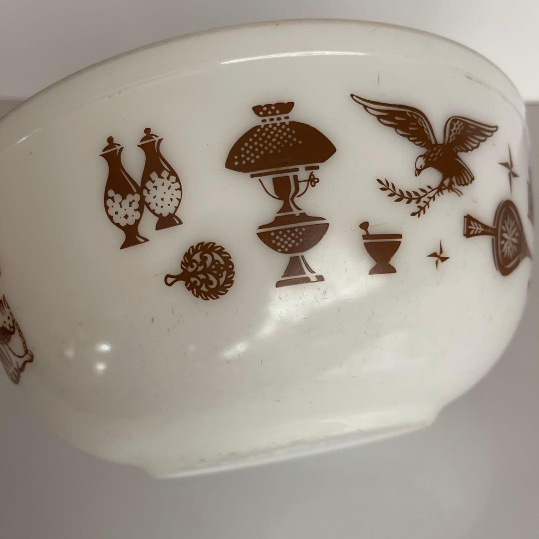 オールドパイレックス　ミキシングボウル　アーリーアメリカン４セット　ヴィンテージ