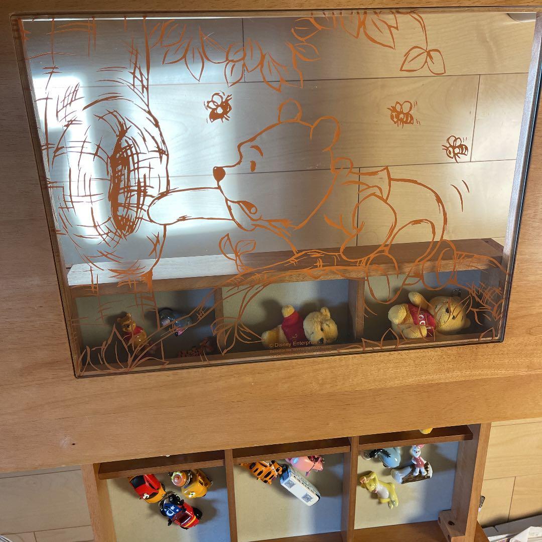 くまのプーさん レア リビングテーブル コレクションケース ベルメゾン