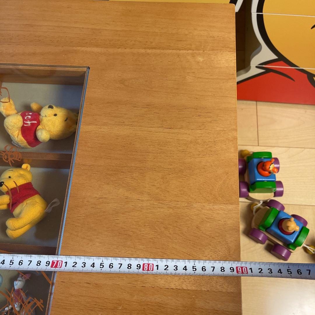 くまのプーさん レア リビングテーブル コレクションケース ベルメゾン