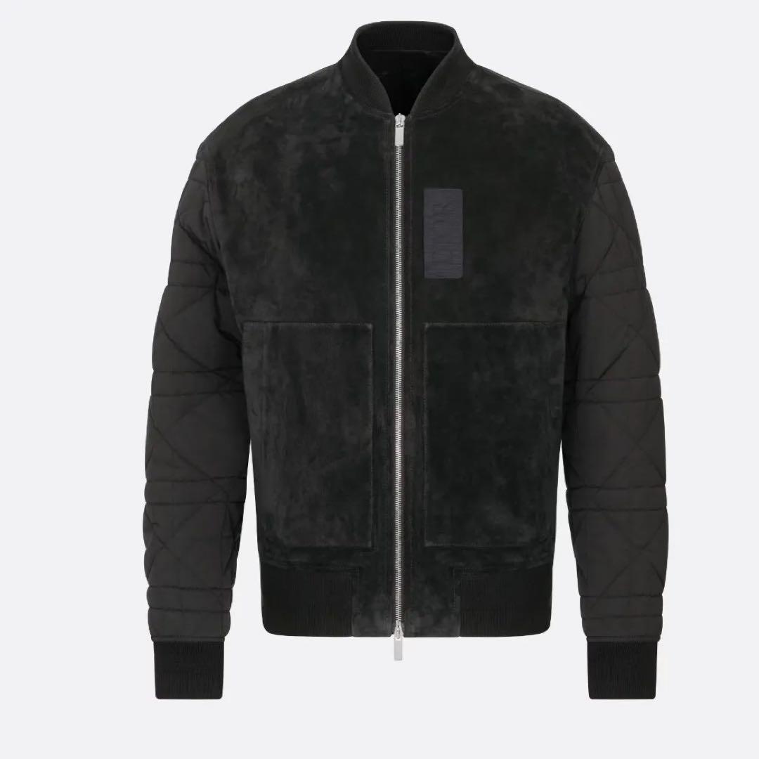 dior カナージュキルティング スエード LEATHER - JACKET