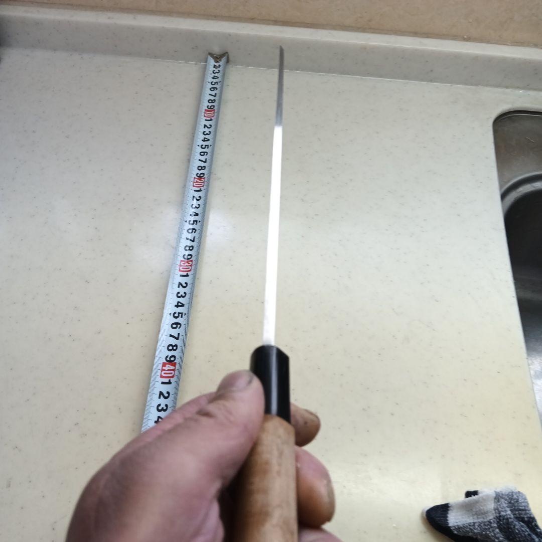 刃渡り　約30cmの ステンレスの蛸引き