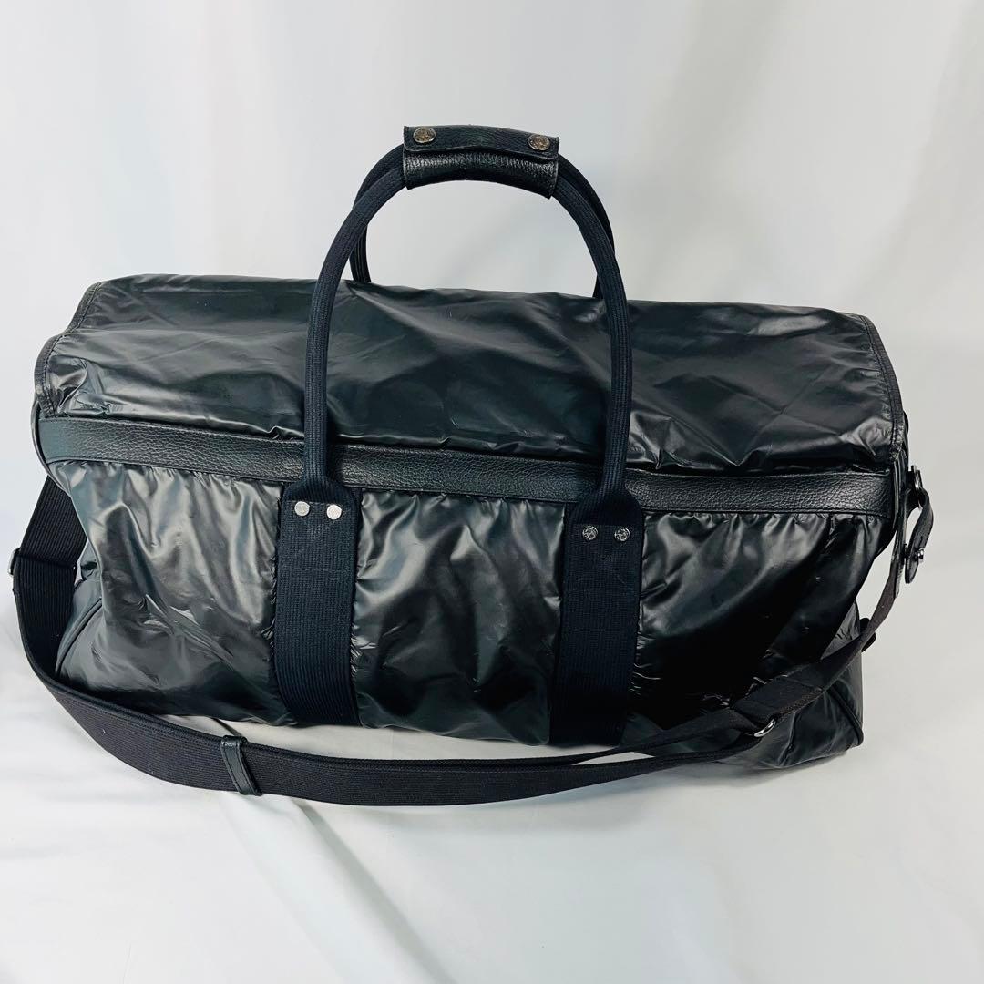 HUNTING WORLD ブラック ボストンバッグ　大容量　出張　旅行