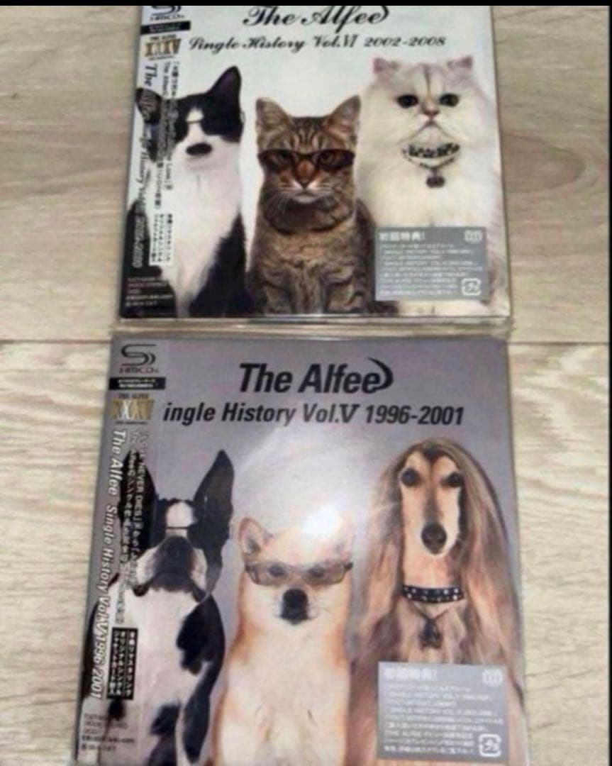 新品4枚組CD THE ALFEE/Single History Vol.5+6