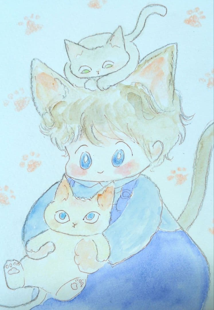 marco wu様　手描きイラスト　オリジナルイラスト　アナログイラスト