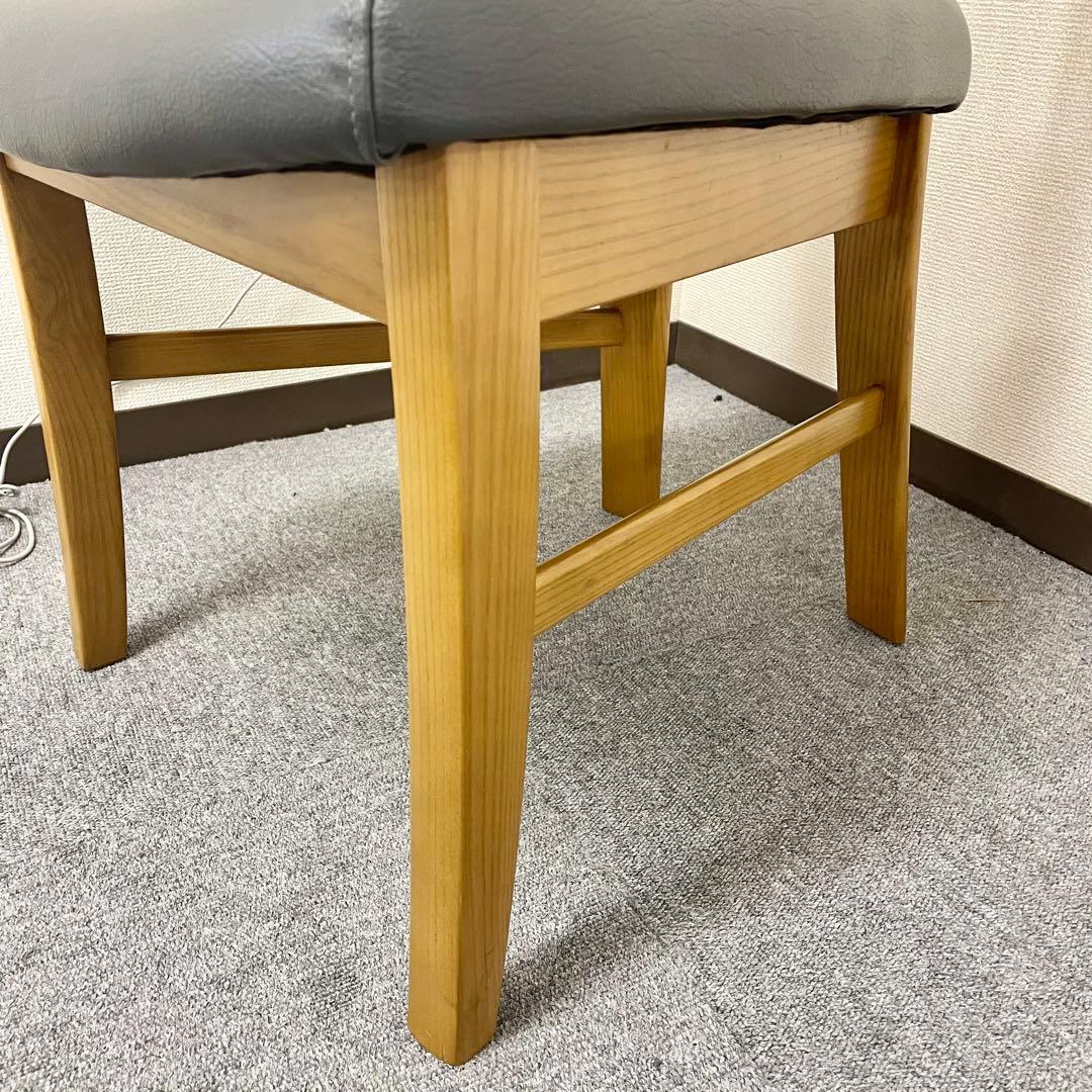 カリモク CD34モデル ダイニングチェア 合成皮革張 オーク材① F