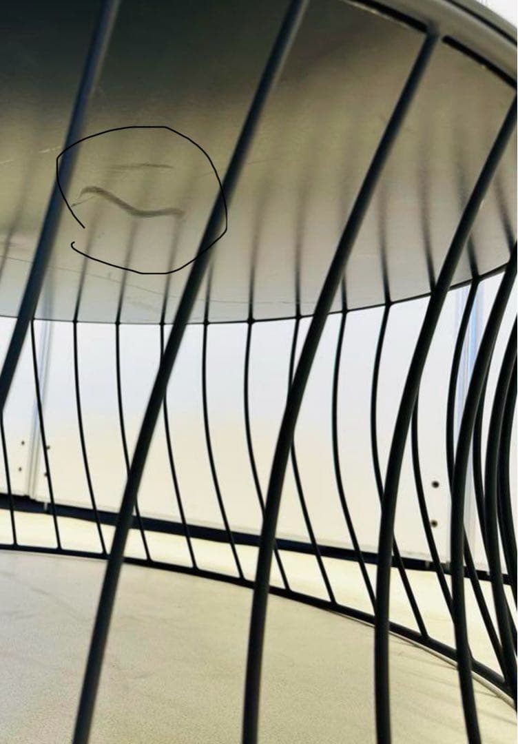 ガラス天板テーブル