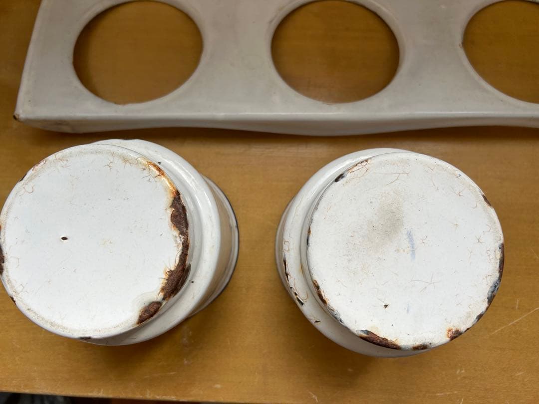 大幅値下げ！アンティーク　ホーロー　サボンラック