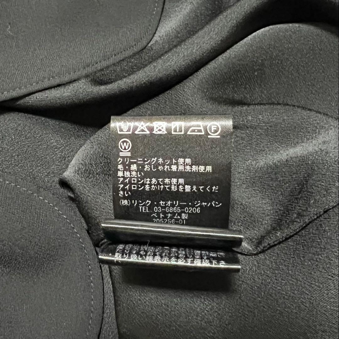 theory luxe FLOW 接触冷感 ウォッシャブル ブラウス