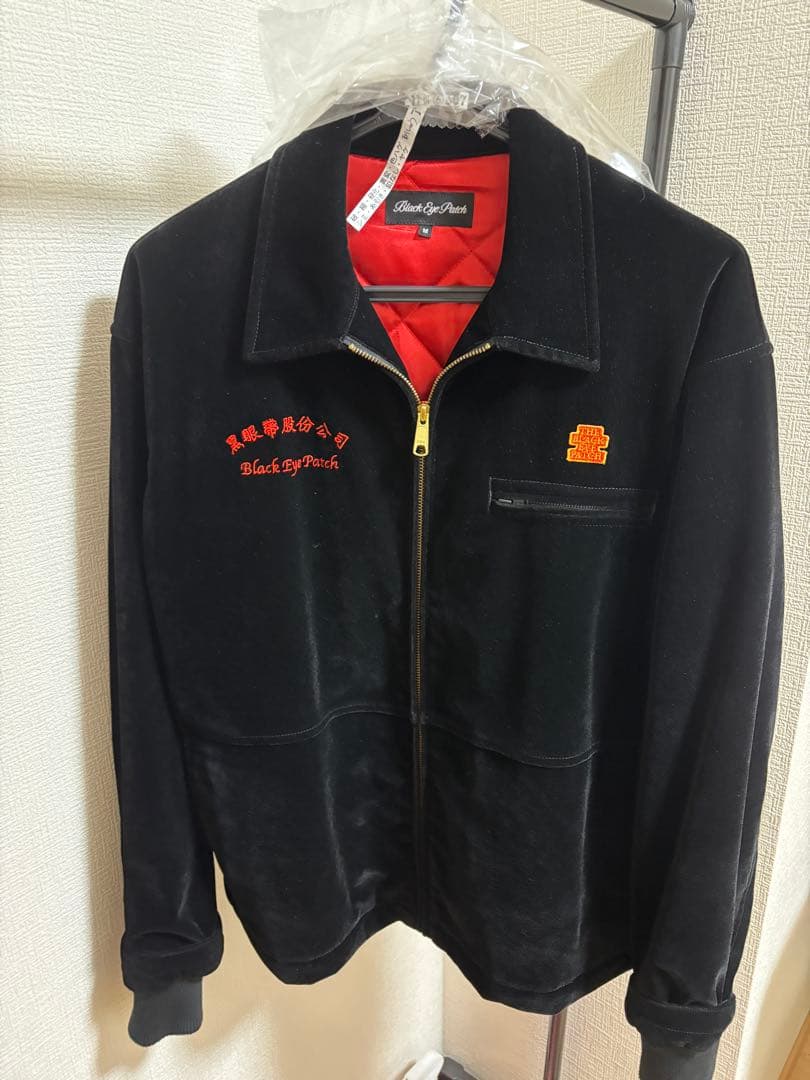 BLACK EYE PATCHベロアジャケット