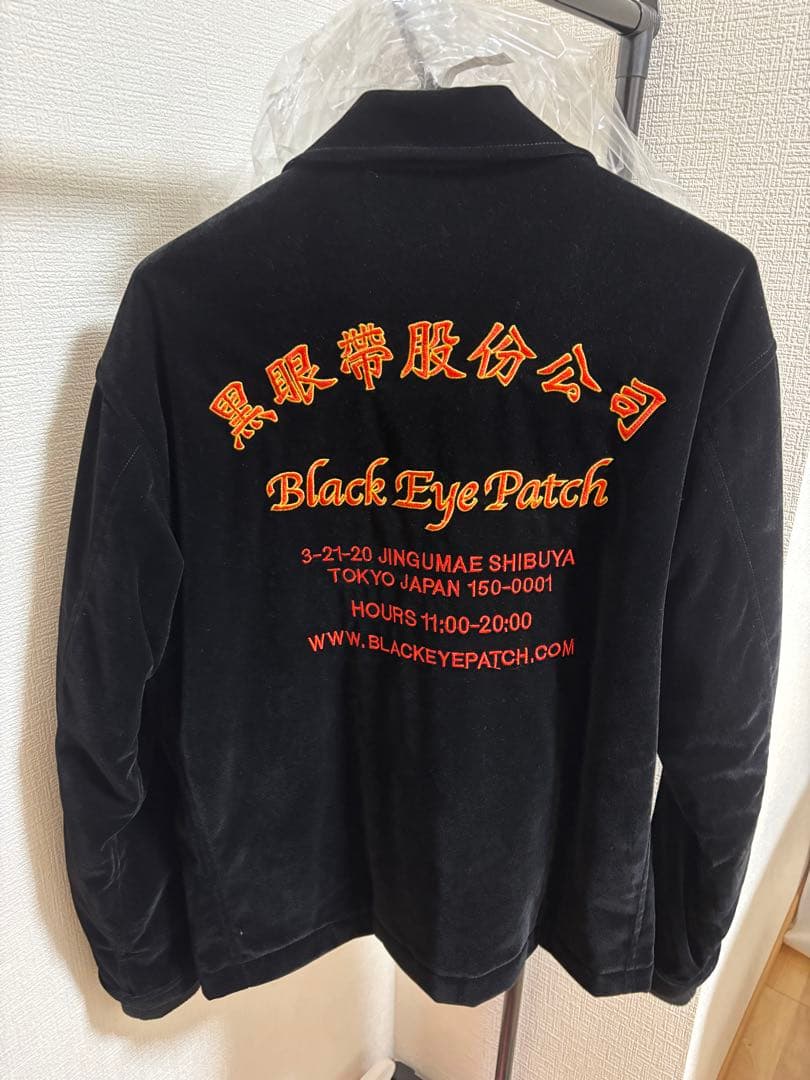 BLACK EYE PATCHベロアジャケット