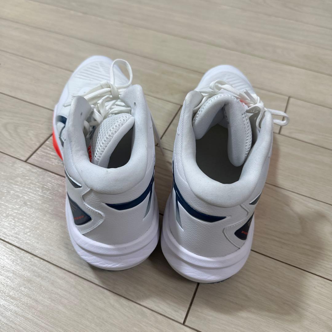 ASICS バレーボールシューズ ホワイト/ネイビー/レッド28.5
