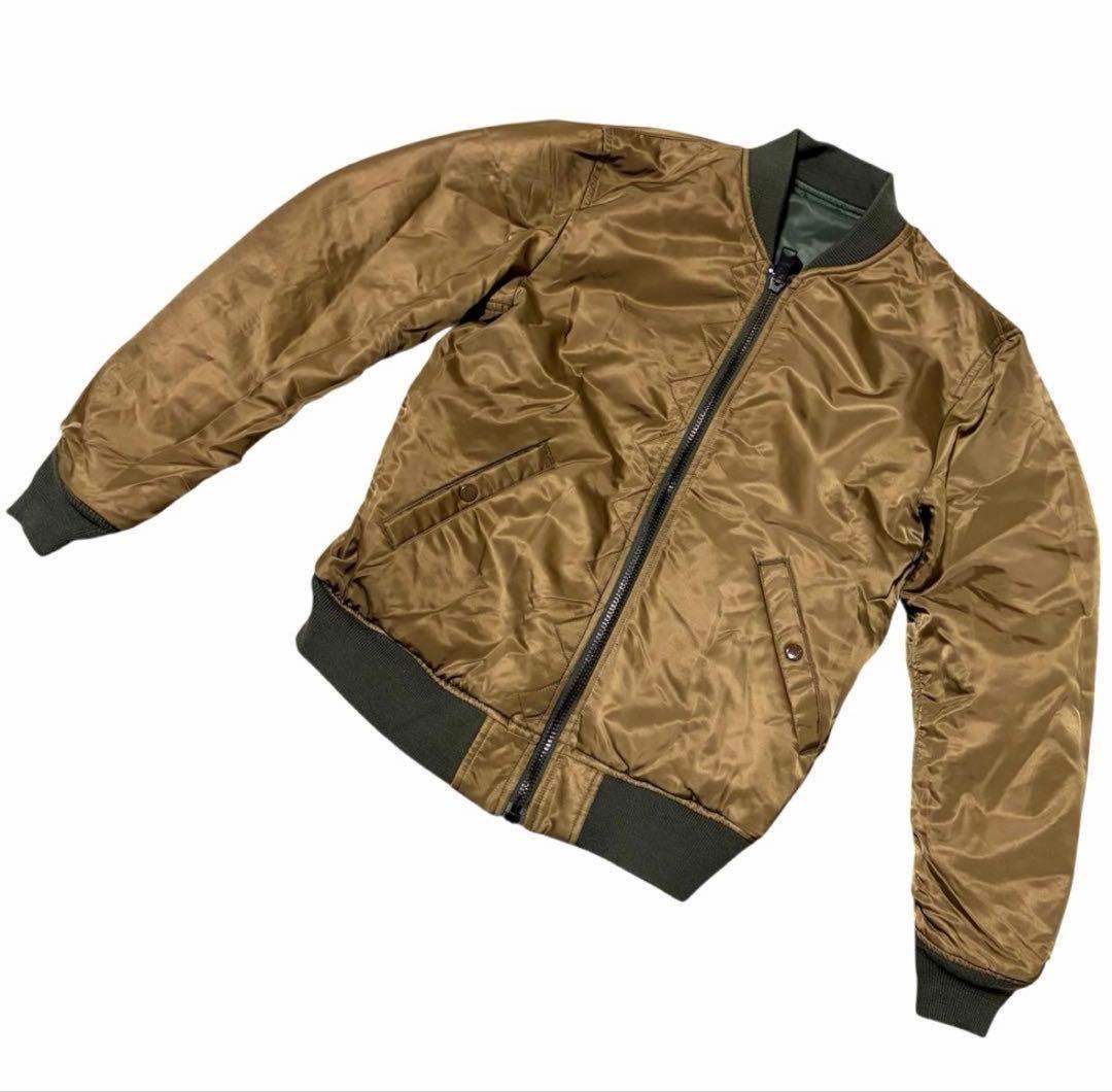 MA-1 フライトジャケット M リバーシブル AVIREX 短丈 グリーン