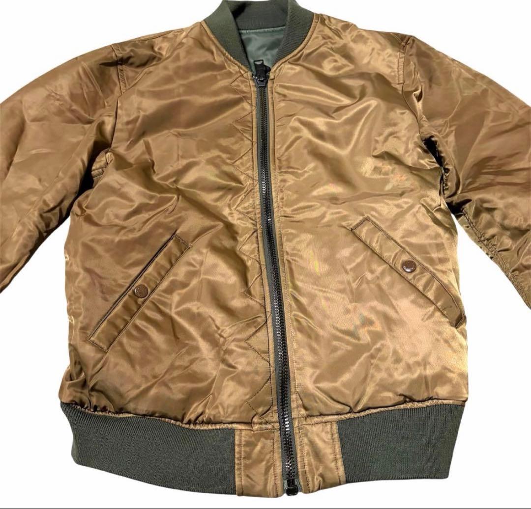 MA-1 フライトジャケット M リバーシブル AVIREX 短丈 グリーン