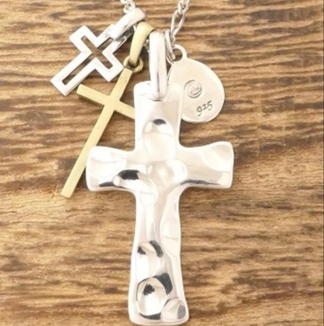 さ*た様 【美女か野獣】福山雅治さん着用 アンプジャパンクロス ネックレス シル