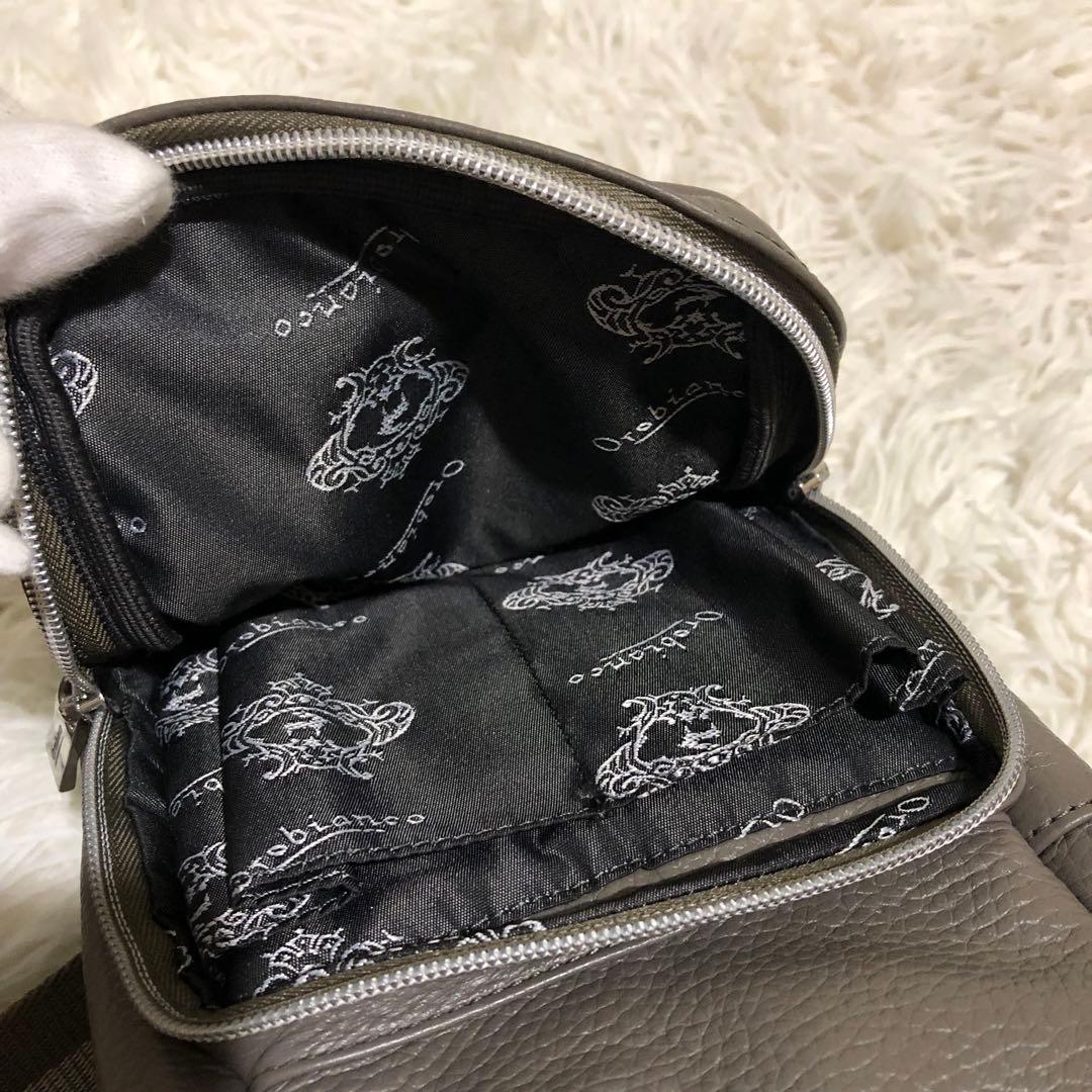 現行·未使用✨オロビアンコ　レザー ボディバッグ ムッカ メンズ