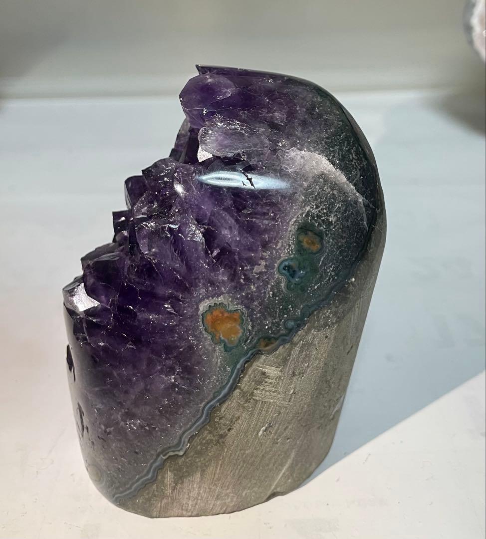 高品質アメジストドーム 浄化 幸運 魔除 パワーストーン 紫水晶 クリスタル