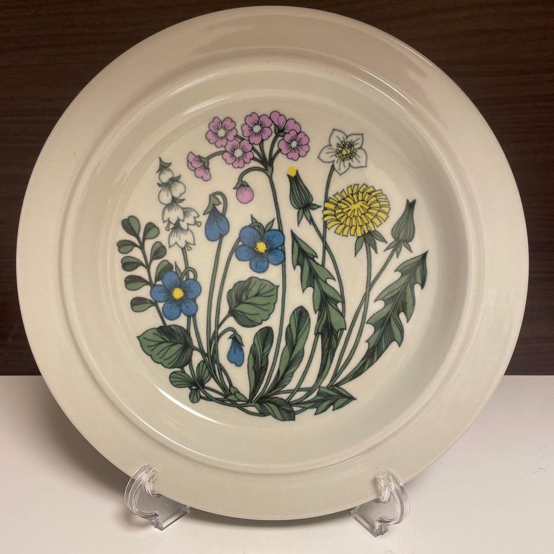 Arabia/ アラビア/ flora フローラ プレート 約26㎝④