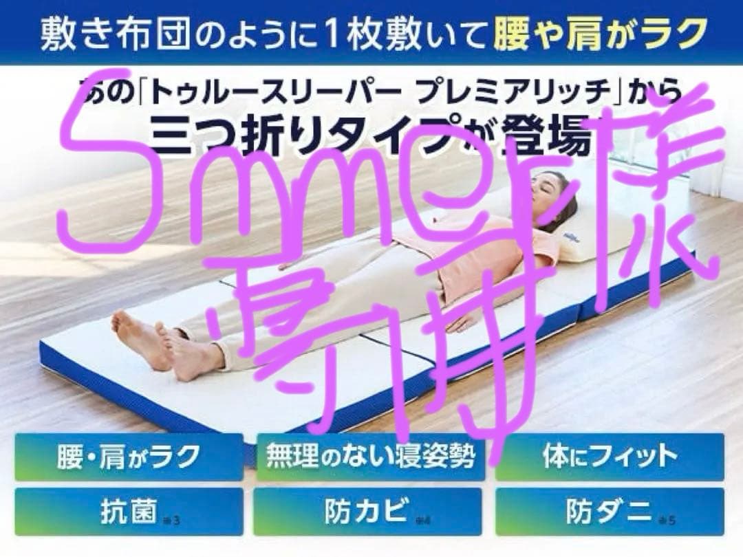 トゥルースリーパー プレミアリッチ三つ折りタイプ セミダブル