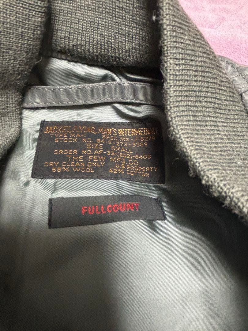 THE FEW &フルカウントのコラボ　MA1